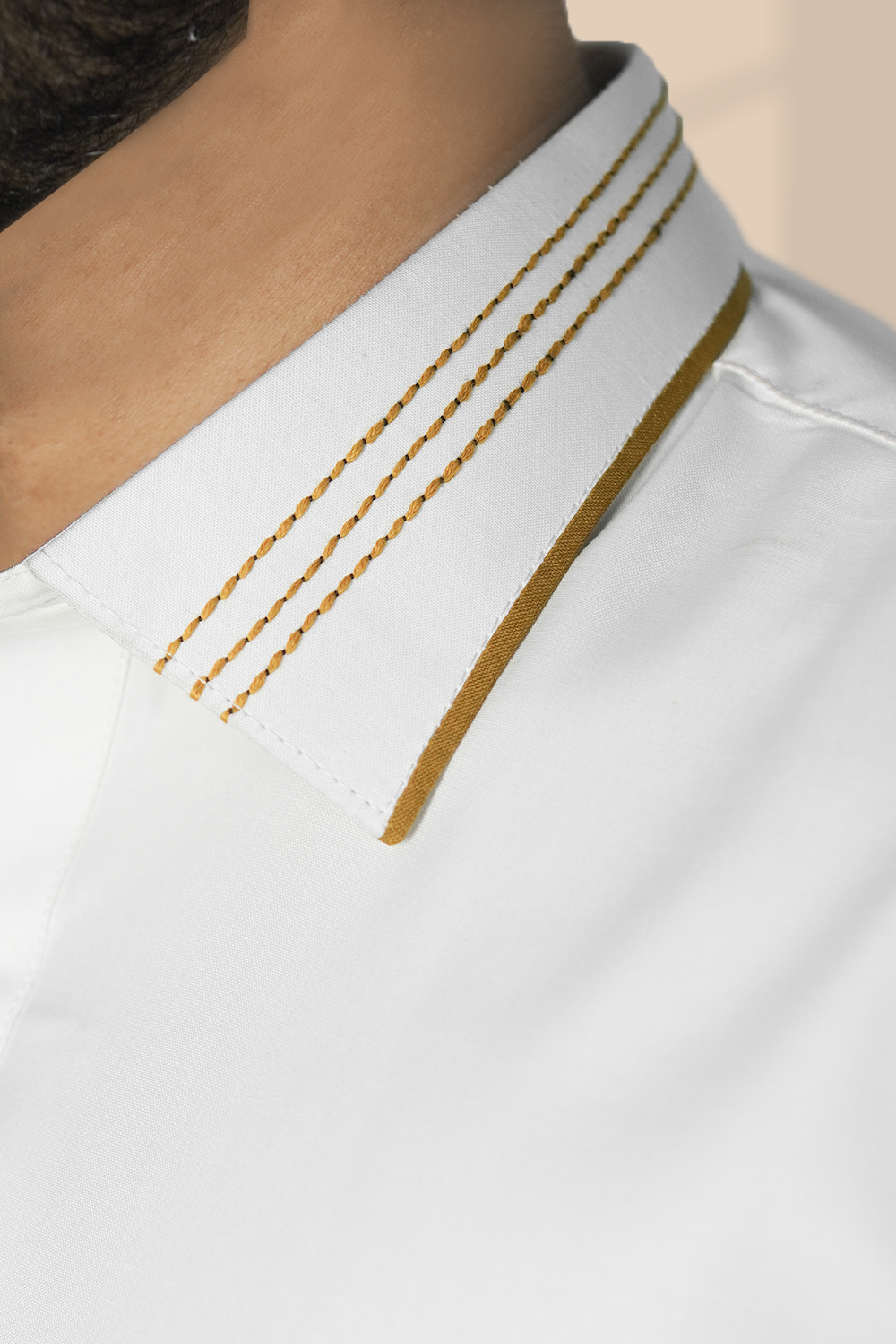 Styling Suit Egg White Collar SK-0017