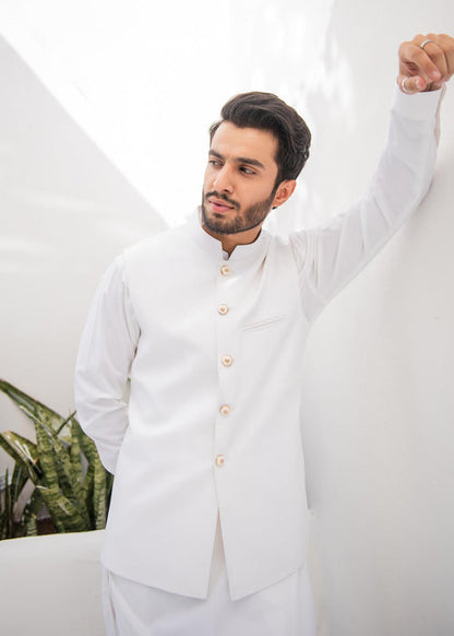 Classic White Waistcoat