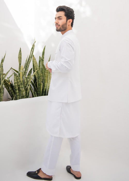 Classic White Waistcoat