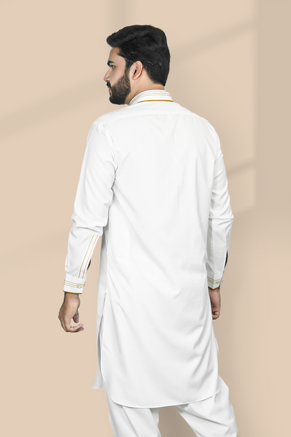 Styling Suit Egg White Collar SK-0017