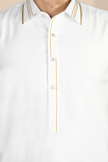 Styling Suit Egg White Collar SK-0017