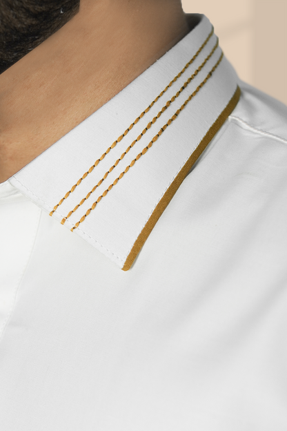 Styling Suit Egg White Collar SK-0017