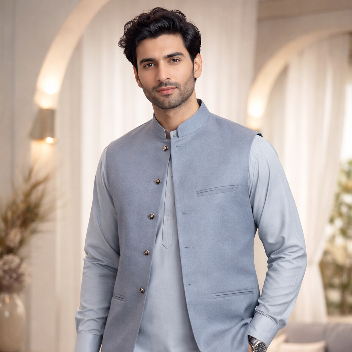 Classic Grey Waistcoat