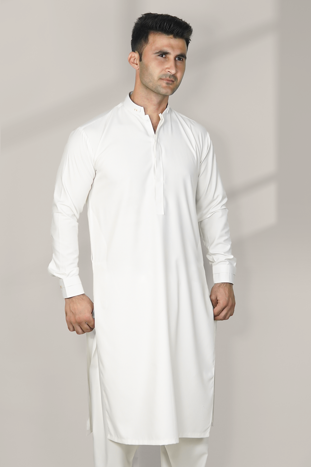 Styling Suit off White Double Ban SK-0018