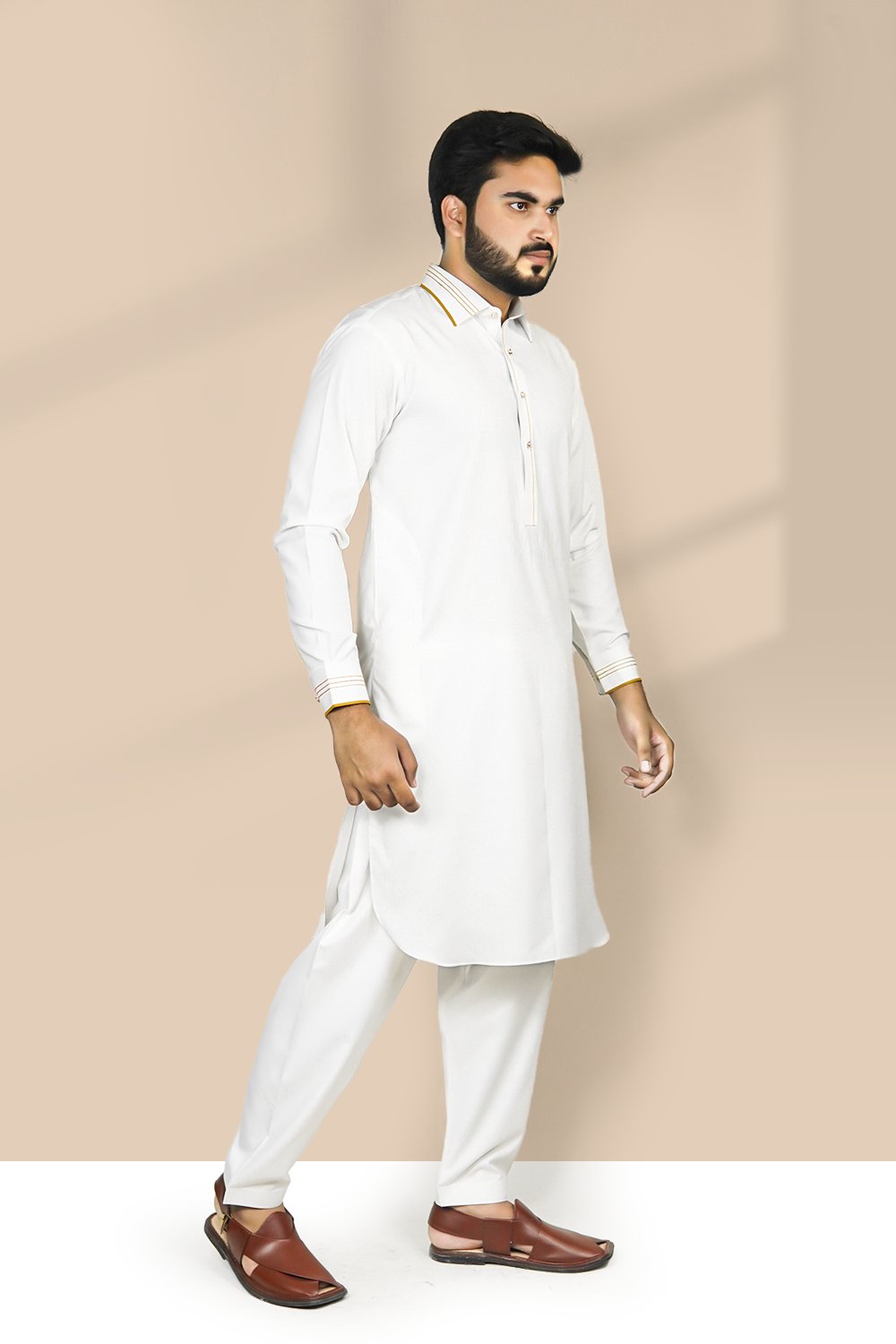 Styling Suit Egg White Collar SK-0017