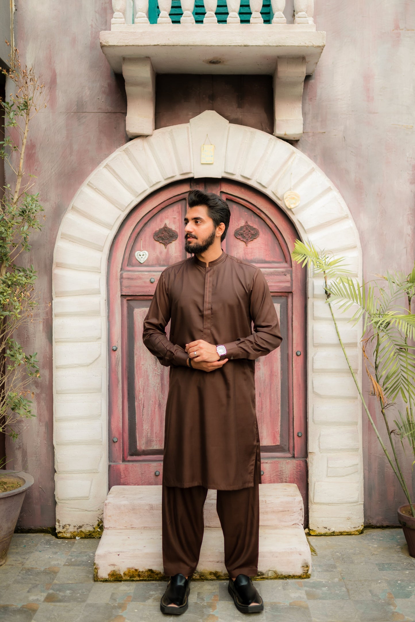 Styling Suit Chocolate Brown Ban SK-008