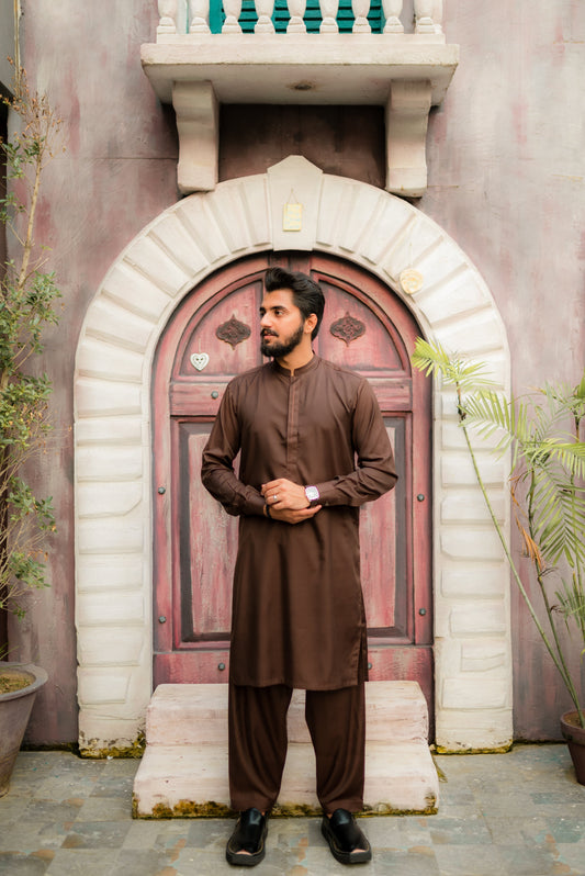Styling Suit Chocolate Brown Ban SK-008