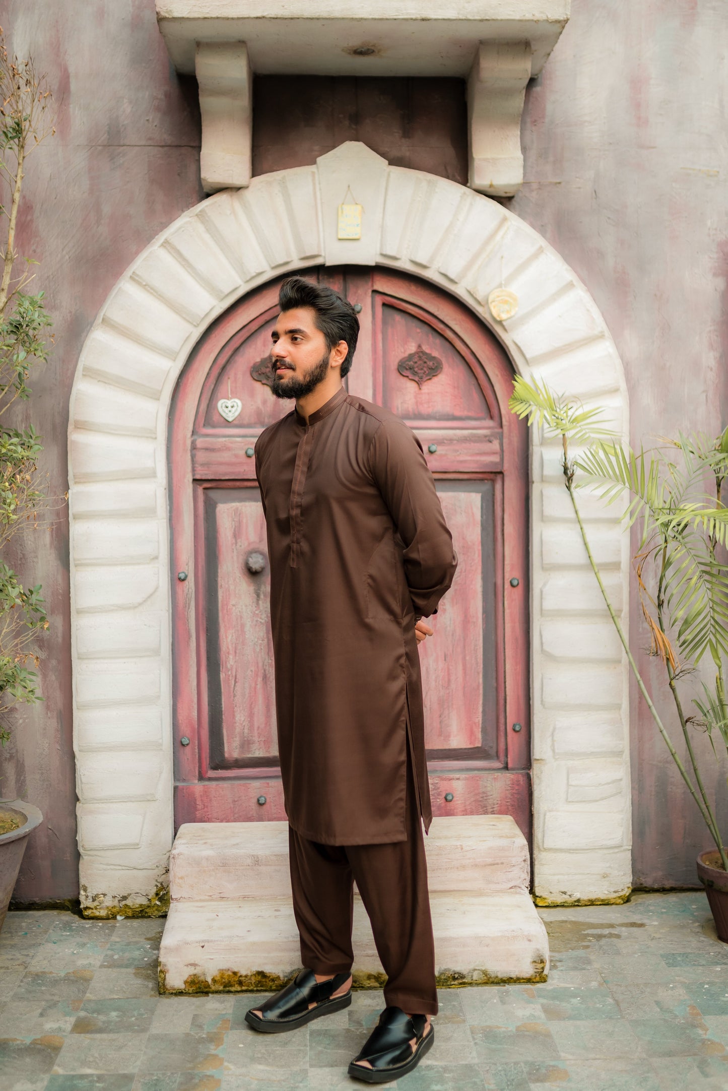 Styling Suit Chocolate Brown Ban SK-008