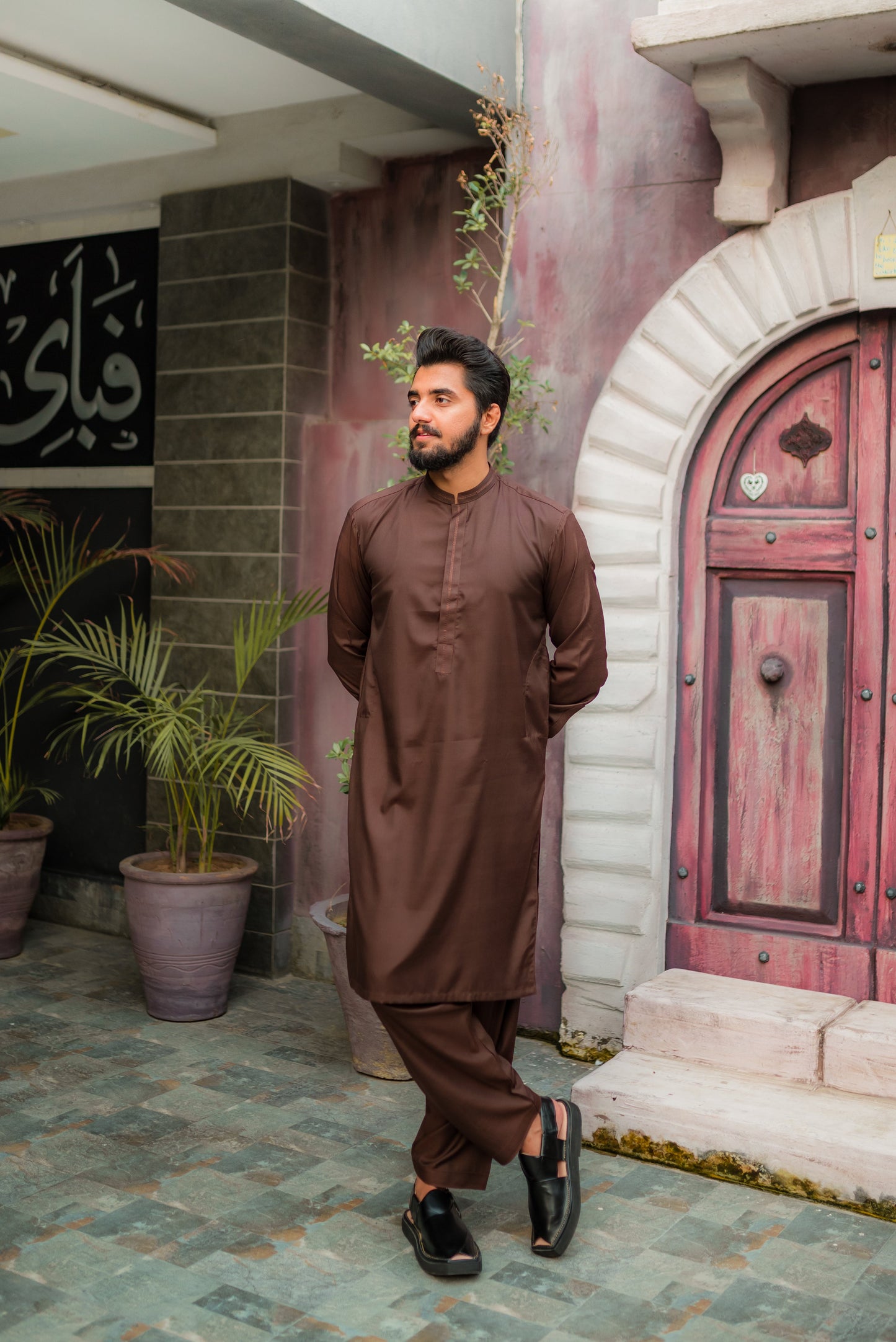 Styling Suit Chocolate Brown Ban SK-008